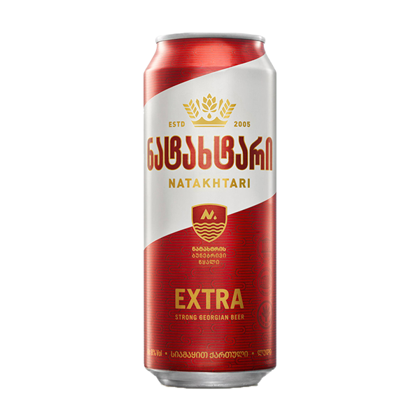 "Natakhtari Extra" - Beer (Can) 0.5l