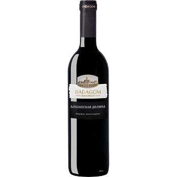 Wine / Badagoni Red Semi-Sweet Alazani Valley / 0.75 l