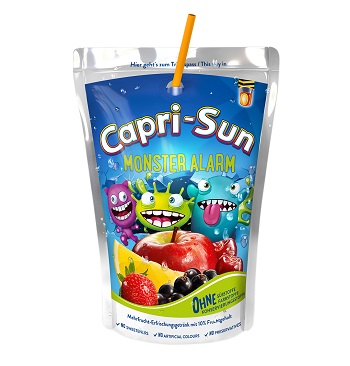 CAPRI SUN - საბავშვო სასმელი /მონსტრი/ 0.2 მლ