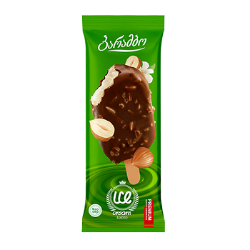 Ice cream Eskimo / Barambo / Premium / Vanilla, Nuts / 110 ml