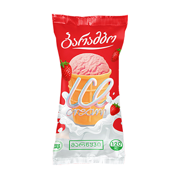 Ice Cream Cup / Barambo / Strawberry / 120 ml
