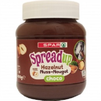 Chocolate cream / SPAR spred with nuts 13% / 400 gr