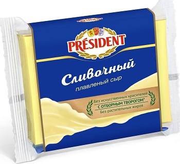 Cheese melted / President / Master Butterbrod 150 g cream
