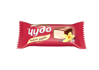"Chudo" -  Cottage cheese bar with Vanilla 23% 40gr