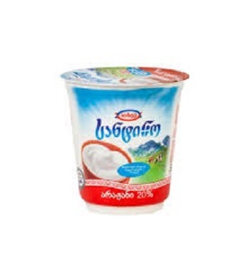 Sour cream / Santino / (20%) 350 gr