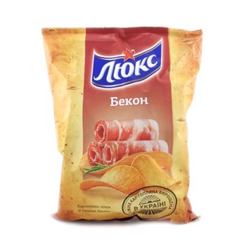 Chips / Lux with bacon / 133 gr