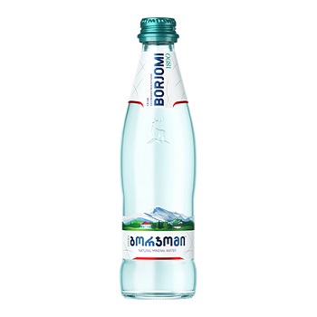 "Borjomi" - carbonated mineral water (glass) 0.33L