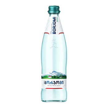 "Borjomi" - carbonated mineral water (glass) 0.5L