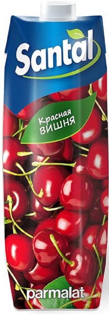 "SANTAL" - Red cherry juice 1l