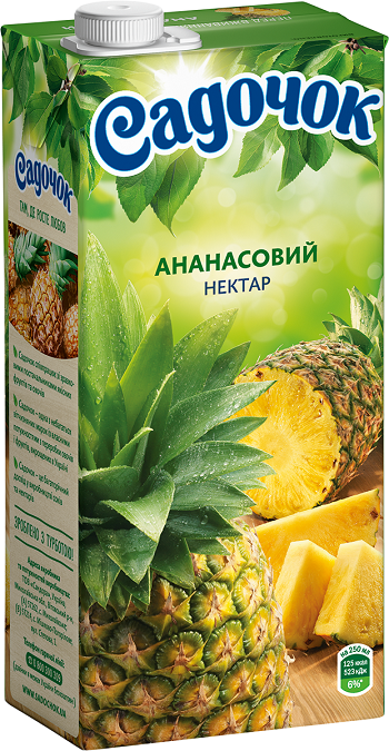 "Sadochok" - Pineapple Nectar 0.95L