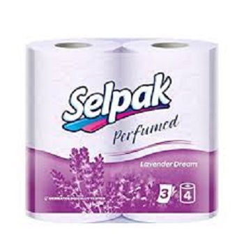 Toilet paper / Selpak fragrant / 3 sheets / 4 pcs