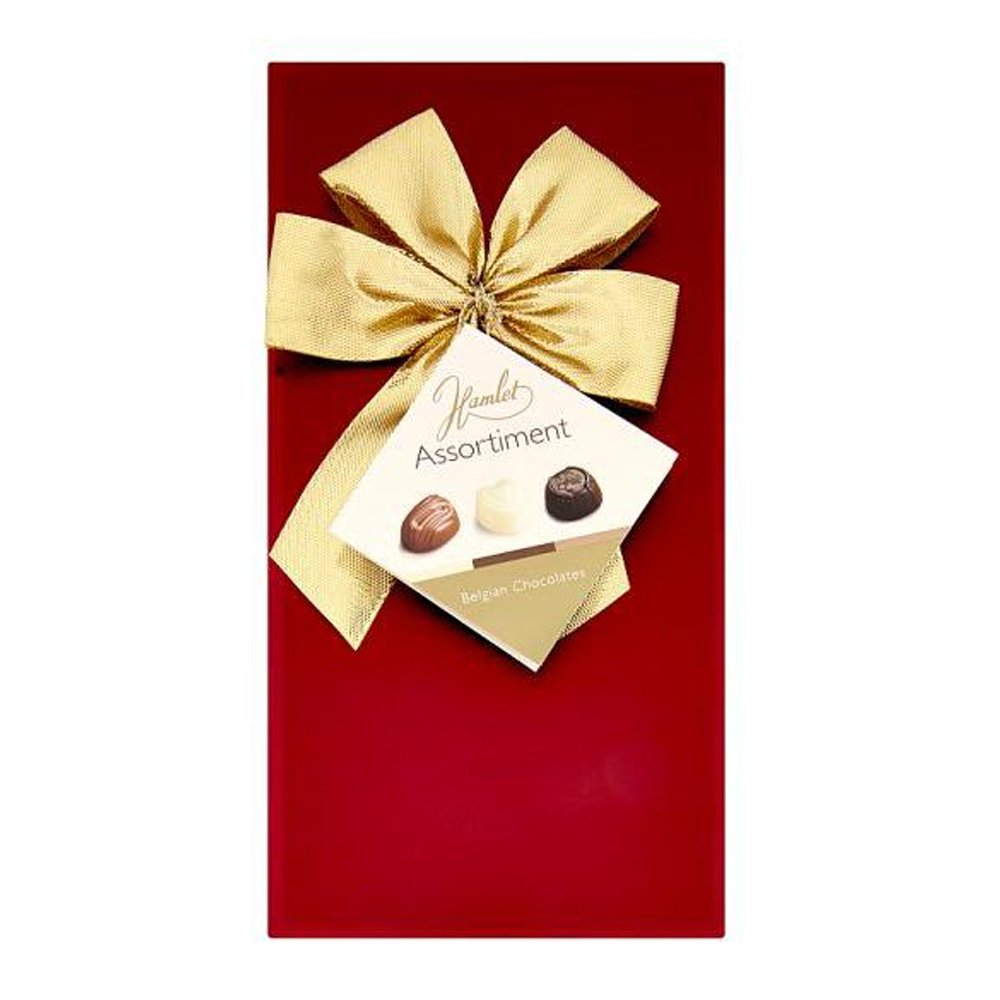 Chocolate box/ Hamlet Chocolate assortment burgundy / 125 gr