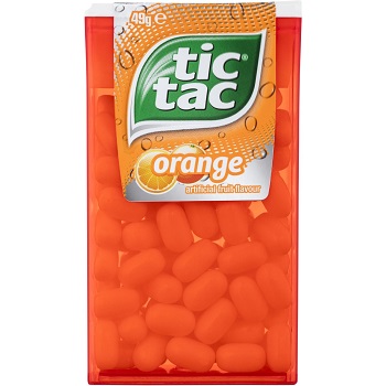 Сandy / tic-tac with orange / 16 gr