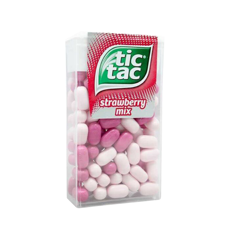 Chewing Candy / Tik-tak with strawberries / 16 gr