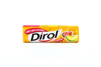 Chewing gum / dirol watermelon-melon cocktail