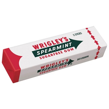 Chewing gum / Wrigley / Spearmint / 13 gr
