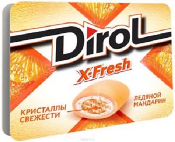 Dirol - Chewing gum Xfresh mandarin 