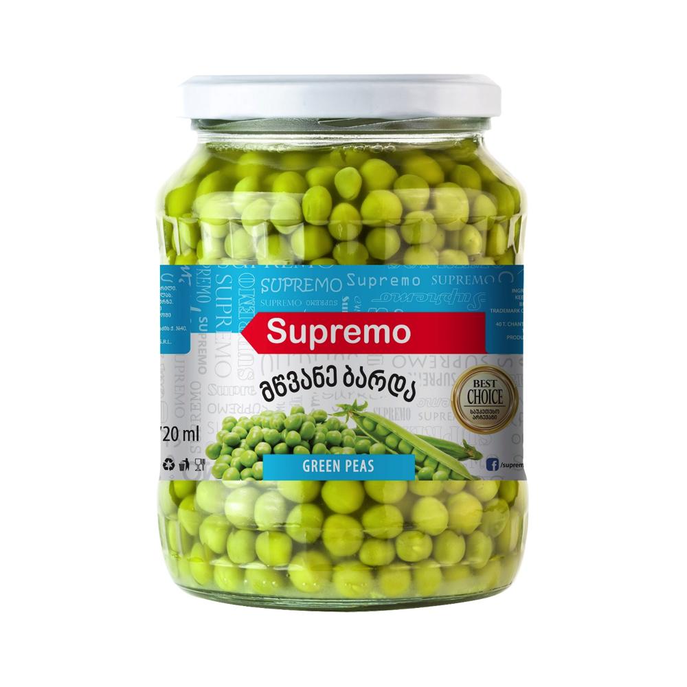 Supremo - Green Peas Can 720ml