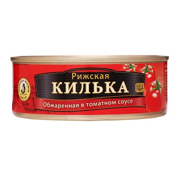 Canned fish / Brivais Vilnis / Kilka fried in tomato / 240 gr