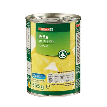 Canned / Spar Pineapple / 560 gr.