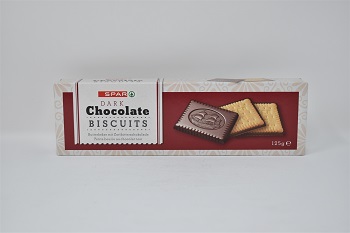 "SPAR " - Biscuits Chocolate biscuits 125gr