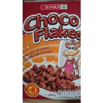"SPAR " - Breakfast Chocolate flakes 500 gr
