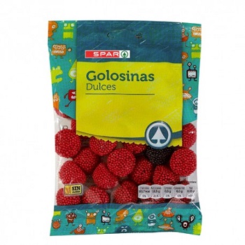 Chewing candy / raspberries / 150 gr