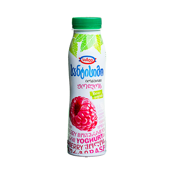 Yogurt drink / Santissimo / raspberry cream (2.5%) 290 gr