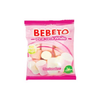 Marshmallow / Bebeto Pink-White / 60 gr