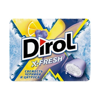 Dirol - Chewing gum Xfresh cranberries and citrus