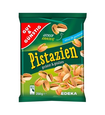 "Gut&Günstig" - Pistachio salty 250gr