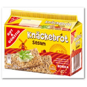 Gut&Günstig - Crispbread with Sesam 250gr