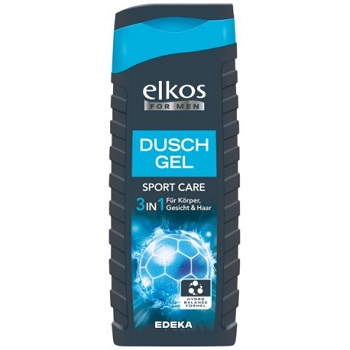 "Edeka Elkos" - Shower Gel / Sport Men's 3 * 1 / 300ml