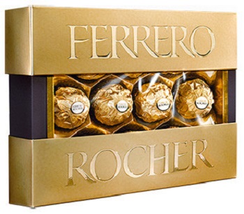 Chocolates set / FERERO ROCHER / 125 gr