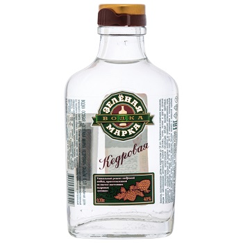 Vodka / Zelionaya Marka Kedrovaya / 40% / 0,100 l