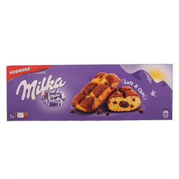 Biscuit / Milka with chocolate and of milk chocolate / 175 gr