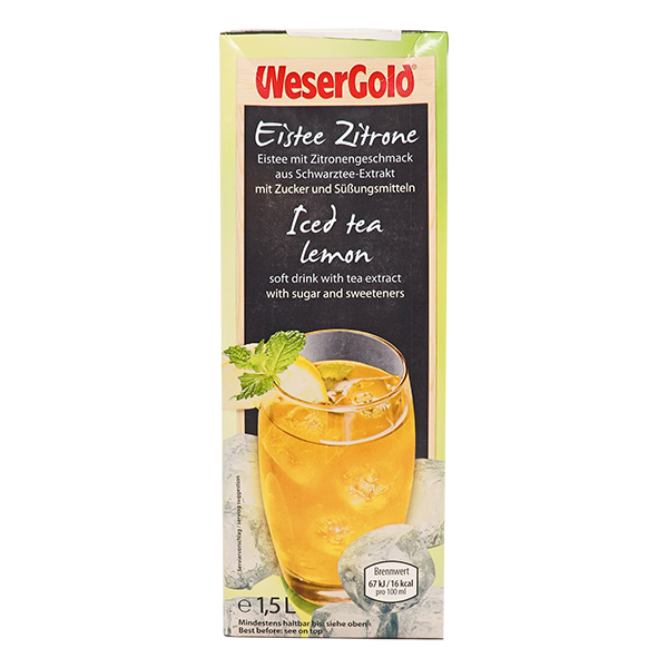 "WESERGOLD" - cold tea with lemon 1.5ml 