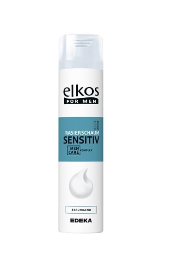 "Edeka Elkos" - Shaving Foam / For Sensitive Skin / 300ml