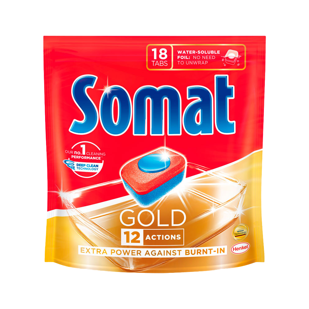 Dishwashing tablet / Somat Gold / 18 pcs