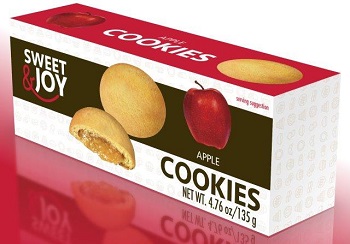 Biscuits / apples / 135 g.