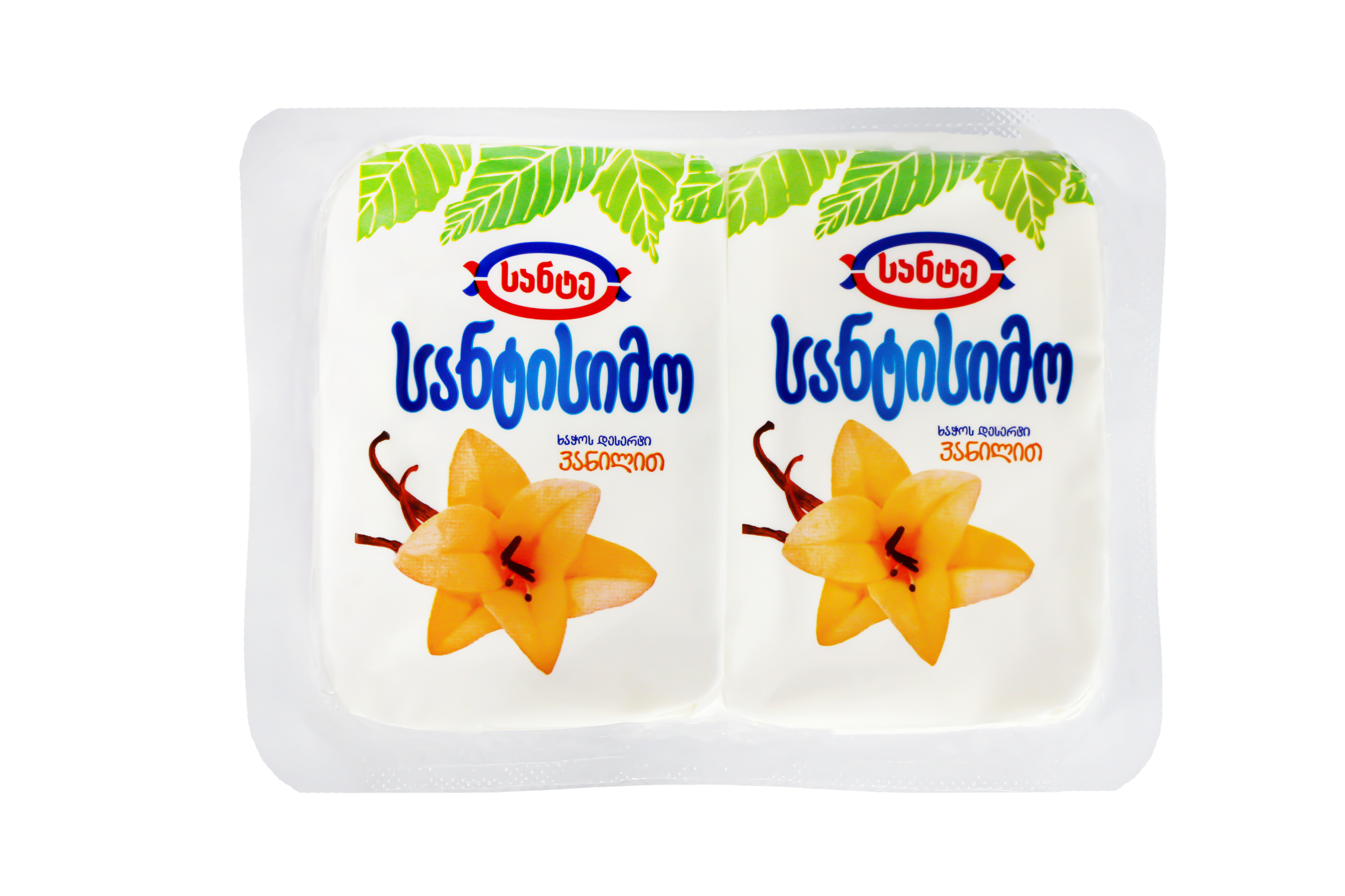 Cottage cheese / Santisimo / with classic vanilla (20%) (VAC) 200 gr